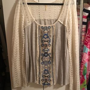 Free People Long Sleeve Top